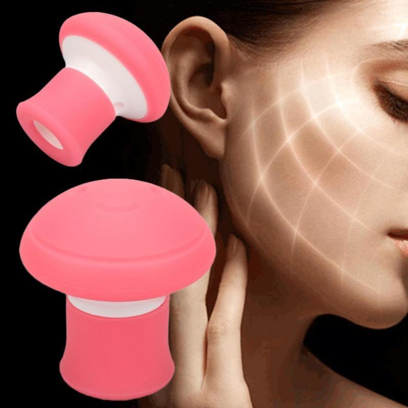 Huấn luyện cơ bắp nóng hố silica gel công cụ loại bỏ nếp nhăn v Hình dạng khuôn mặt giảm béo mặt nâng da Bài tập làm săn chắc màu cằm: màu đỏ