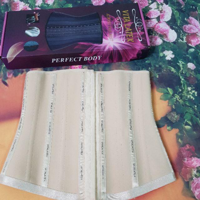 Đai nịt bụng VITA LATEX cao cấ tặng kèm thanh nới size