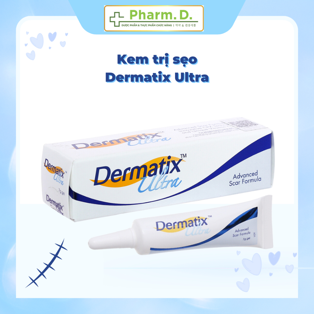 [CHÍNH HÃNG] Gel Dermatix Ultra cải thiện hiệu quả sẹo lồi và sẹo phì đại 7g và 15g
