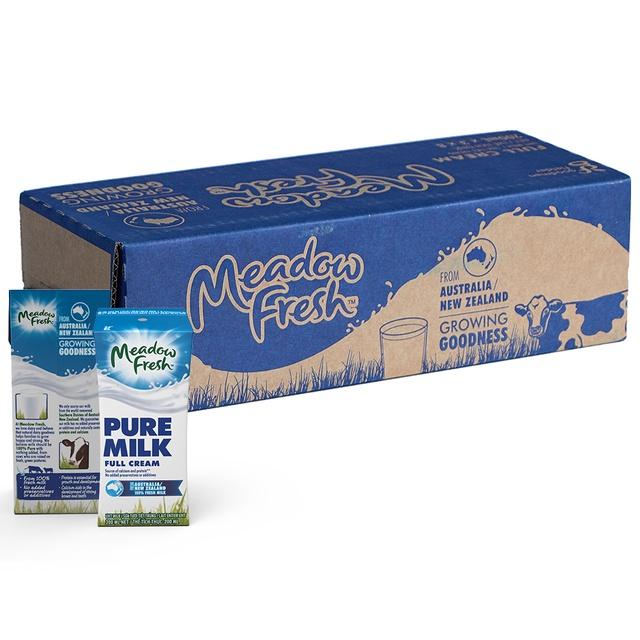 Thùng 24 hộp sữa tươi tiệt trùng Nguyên kem Meadow Fresh 200ml/ hộp