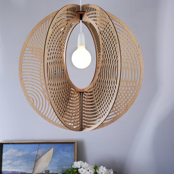 Đèn gỗ thả trần CAO CẤP hiện đại sang trọng 60x60cm chất liệu gỗ trang trí cho phòng khách nhà căn hộ decor nhà quán cafe