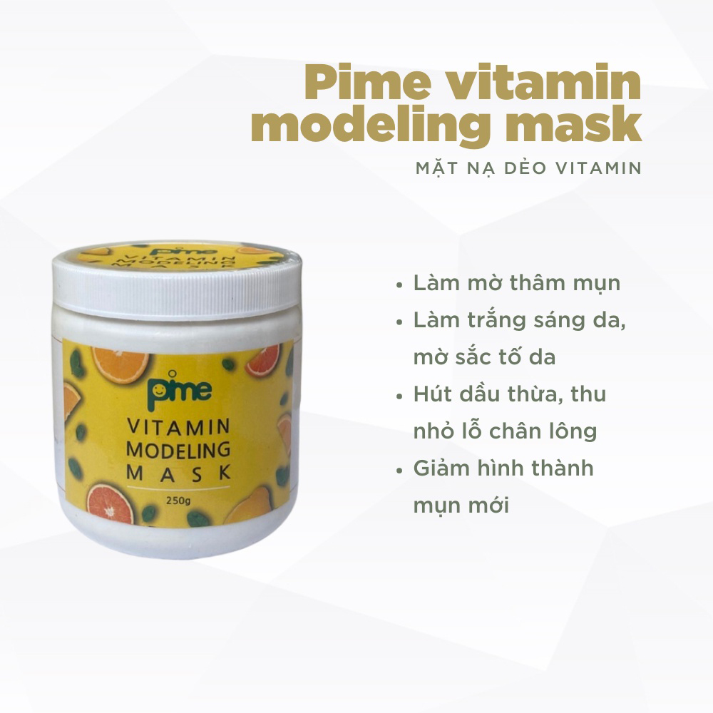 MẶT NẠ DẺO TRẮNG DA ỨC CHẾ NÁM VITAMIN PIME MODELING MASK 250g