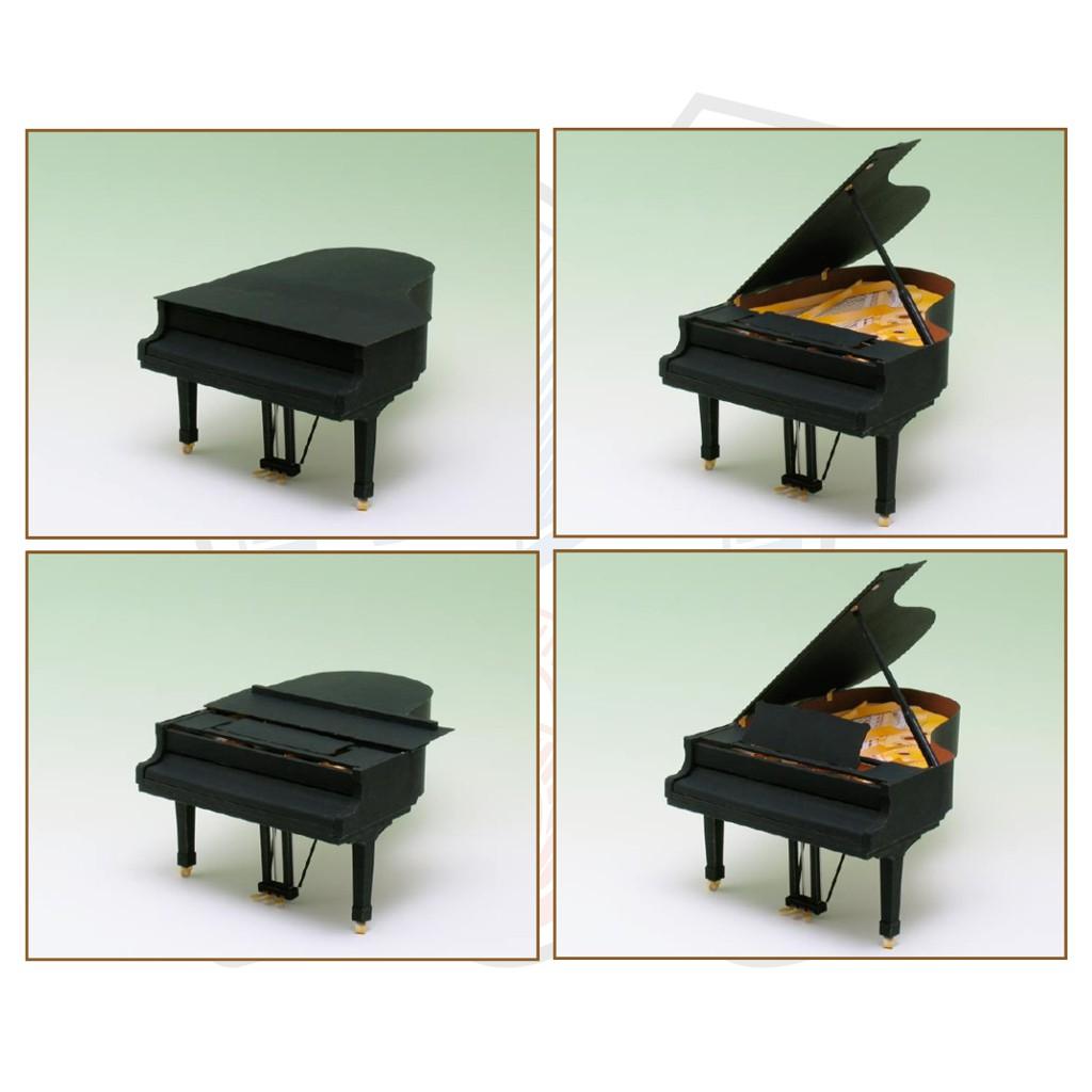 Mô hình giấy nhạc cụ đàn Grand Piano