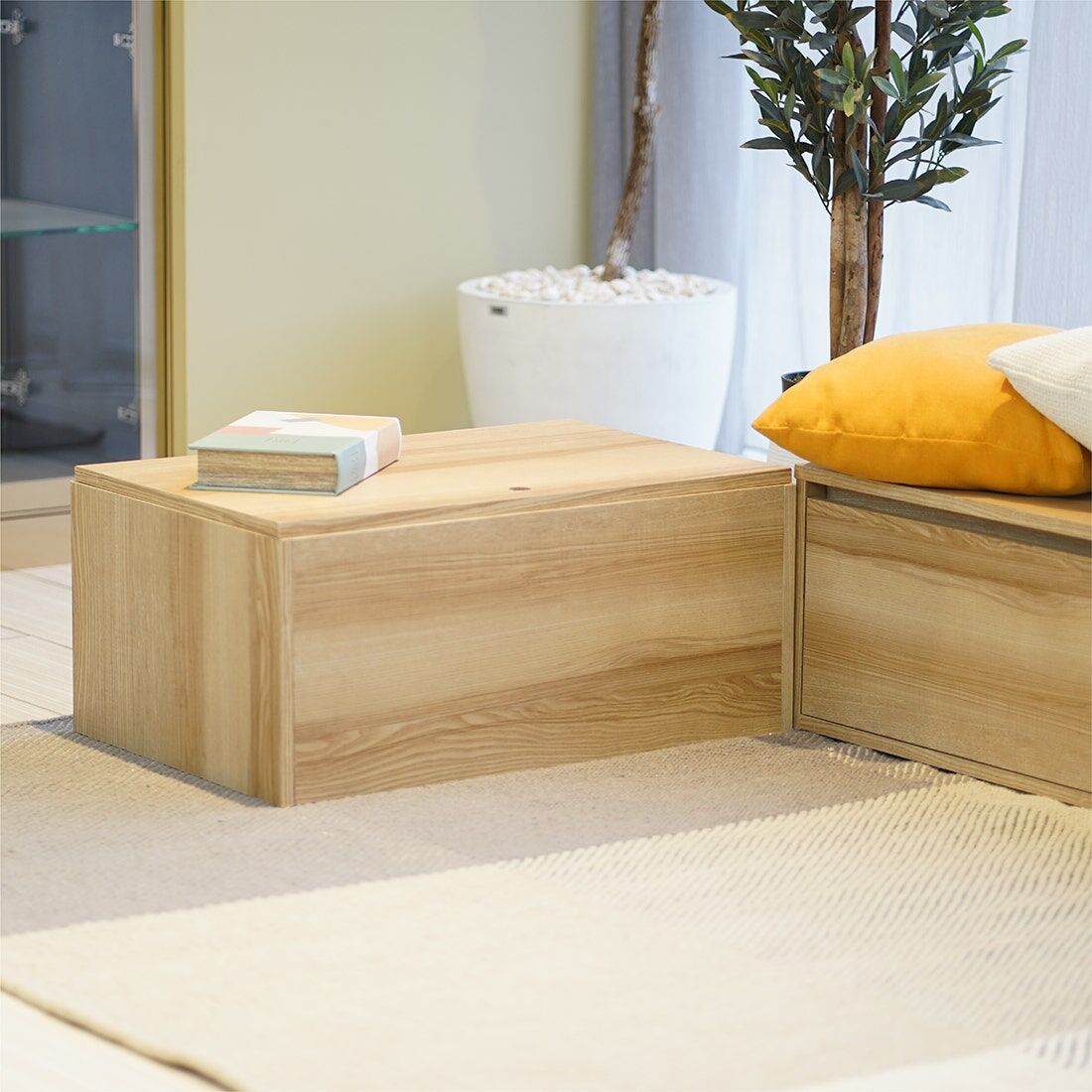 SB Furniture, KC-Play, Blogger Multipurpose Box, Lindberg Oak Color, W67xD30xH30 cm.