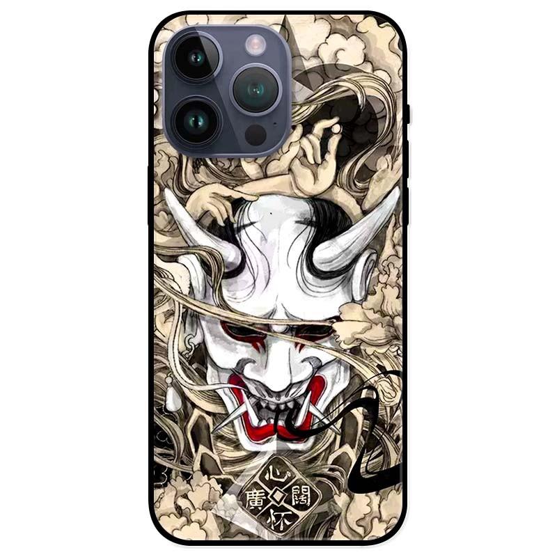 Ốp lưng dành cho Iphone 14 - Iphone 14 Plus - Iphone 14 Pro - Iphone 14 Pro Max - Quỷ Trắng Hai Sừng
