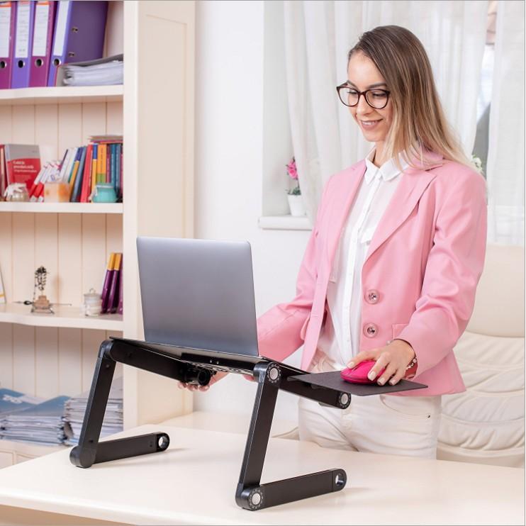Bàn kê Laptop Xoay Đa Năng có bàn di chuột Chill Desk