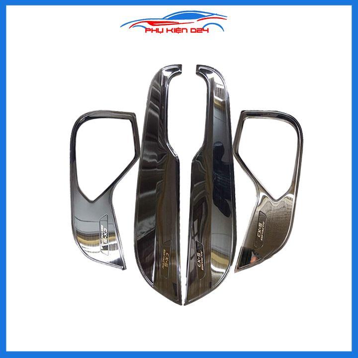 Bộ ốp tapli CX5 2018-2019-2020-2021-2022 vân Titan chống xước va đập khi mở cửa và làm đẹp xe