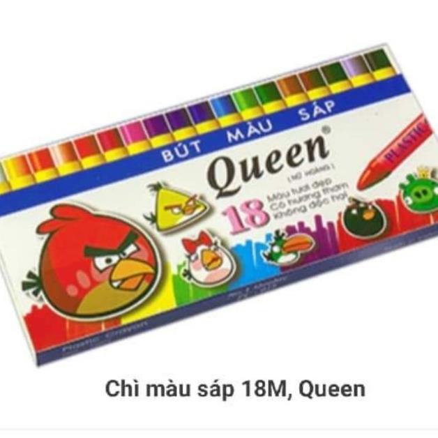 BÚT SÁP THƠM QUEEN (HỘP 18 MÀU)