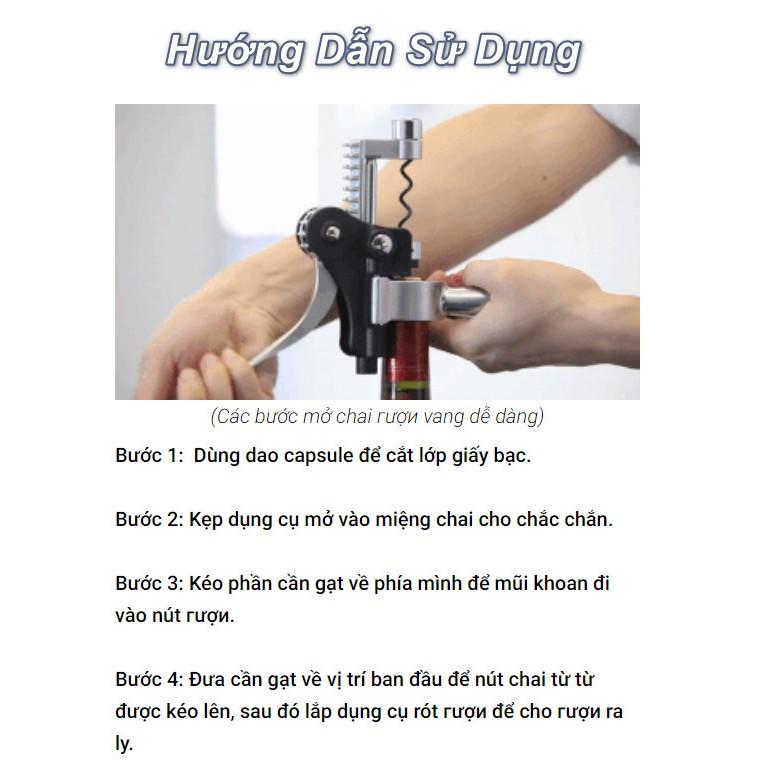 Bộ khui mở vang chuyên nghiệp như khách sạn 5 sao