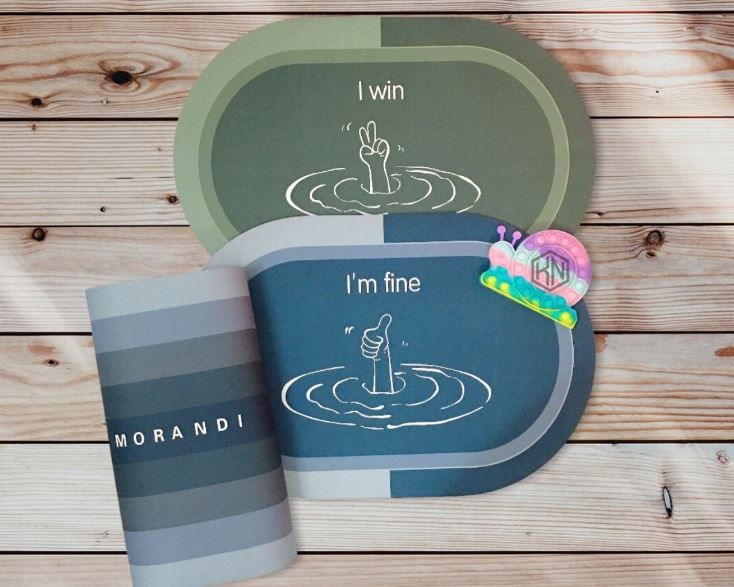 COMBO 2 THẢM LAU CHÂN CAO CẤP SIÊU THẤM HÚT – HÀNG CHÍNH HÃNG