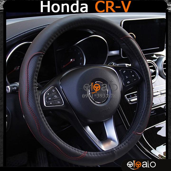 Bọc vô lăng volang xe Honda Creta da PU cao cấp BVLDCD - OTOALO