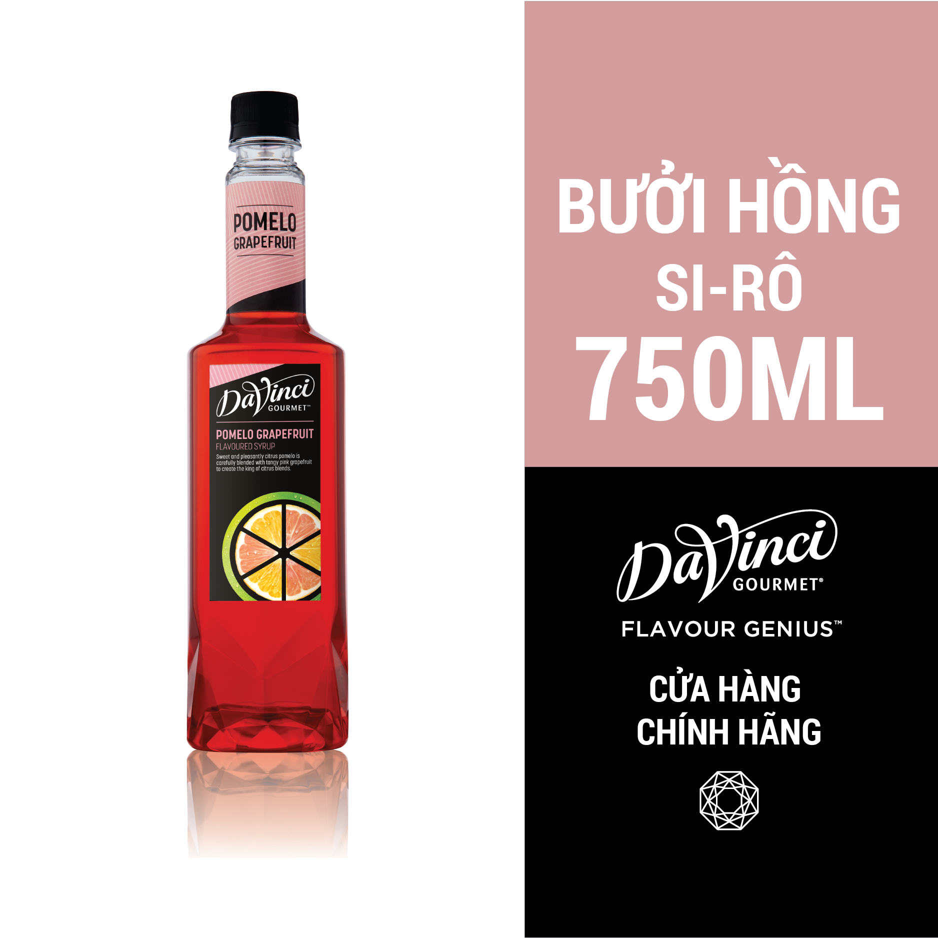 Siro bưởi hồng / Pomelo Grapefruit Syrup - DaVinci Gourmet