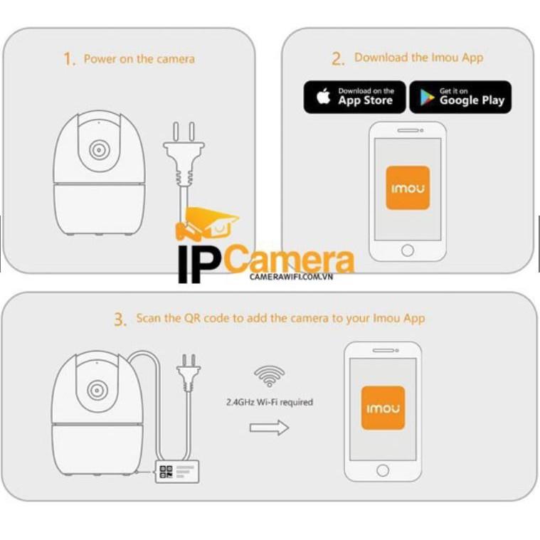 Camera wifi Imou C22EP chính hãng - Kèm thẻ nhớ 32GB/64GB