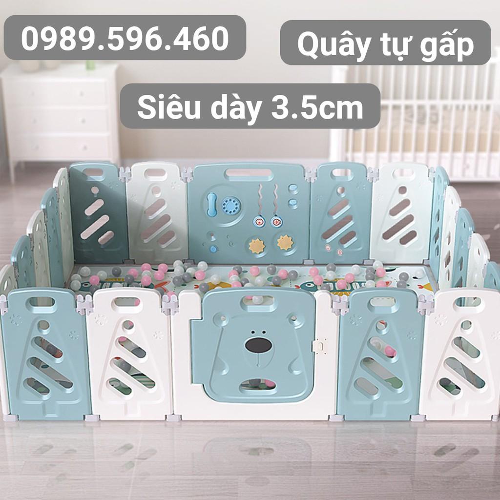 ( SIÊU DÀY 3.5CM ) QUÂY CŨI TỰ GẤP GỌN NHANH CHÓNG