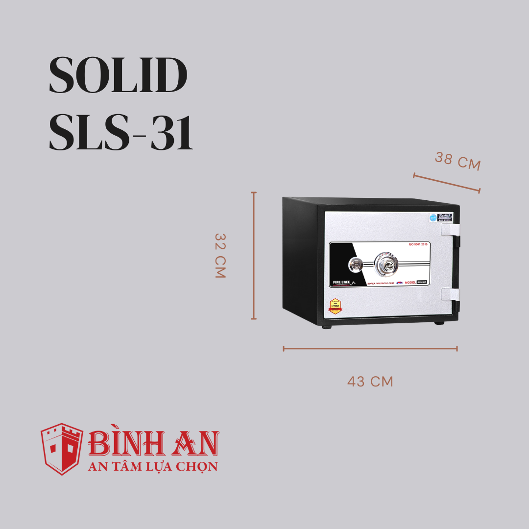 Két Sắt Hàn Quốc Solid SLS-31E (50kg)