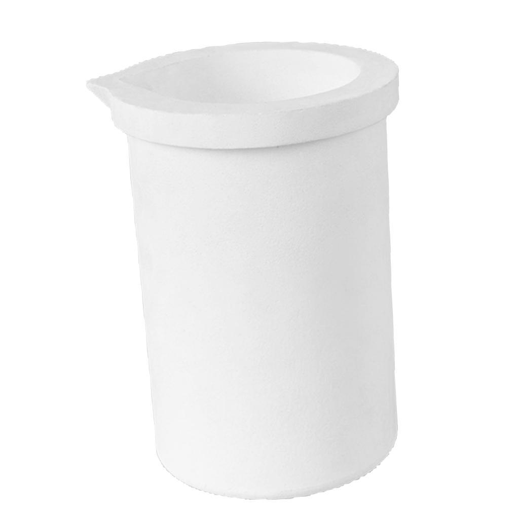 3pcs 2kg Quartz Silica Melting Crucible Pot Cup Metal Gold Silver Casting