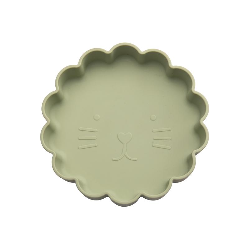 5 Cái/bộ Hoạt Hình Dễ Thương Sư Tử Cho Bé Ốp Dẻo Silicon Thìa Ăn Cho Bé Bát Silicon Cho Bé Silica Gel Món Ăn Trẻ Em Bộ Đồ Ăn