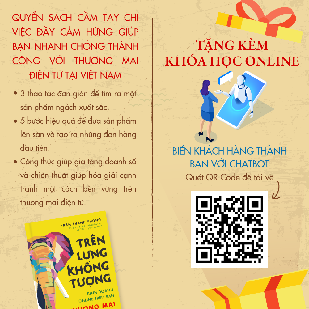 Trên Lưng Khổng Tượng - Kinh Doanh Online Trên Sàn Thương Mại Điện Tử - Khởi Nghiệp Với Bán Hàng Qua Mạng và Nhãn Hàng Riêng