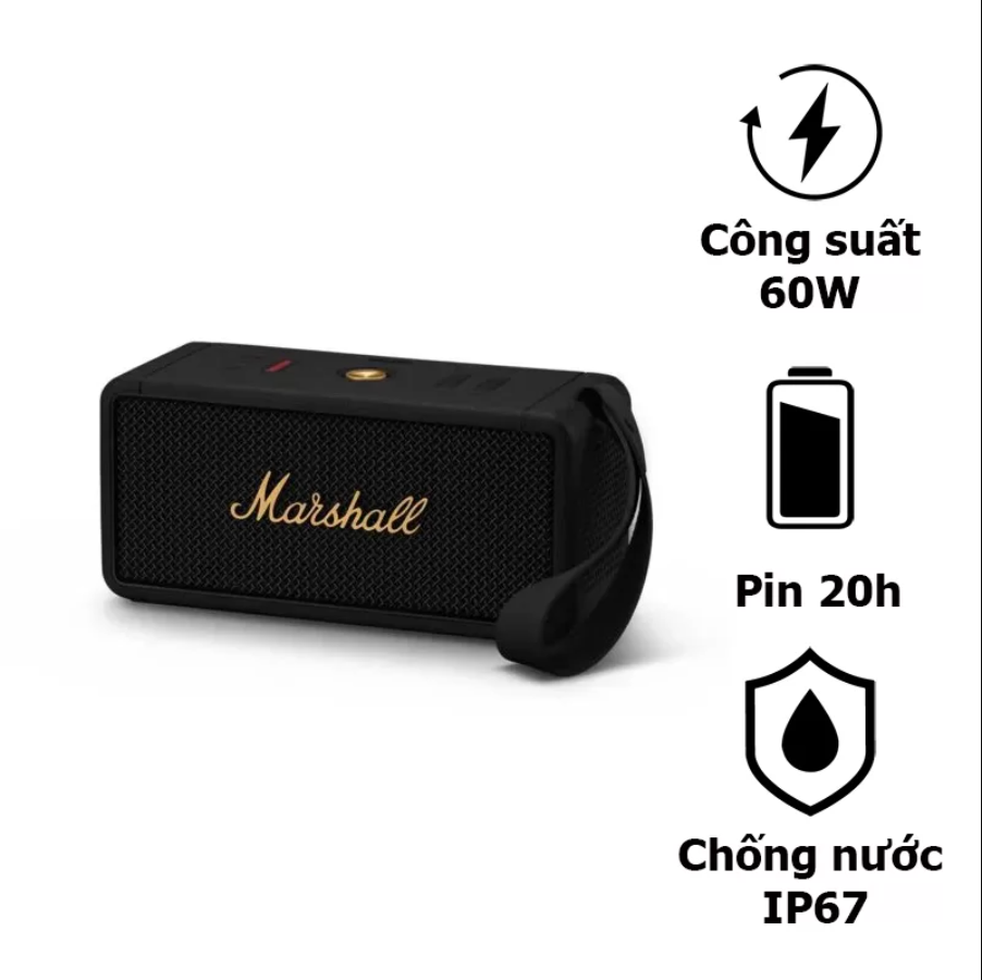Loa Bluetooth Marshall Middleton- Hàng chính hãng