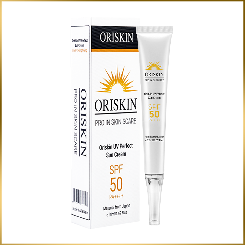 Kem Chống Nắng Oriskin UV Perfect Sun Cream, Nâng Tone Da, Dùng Cho Cả Da Khô, Dầu Mụn, Nhạy Cảm.