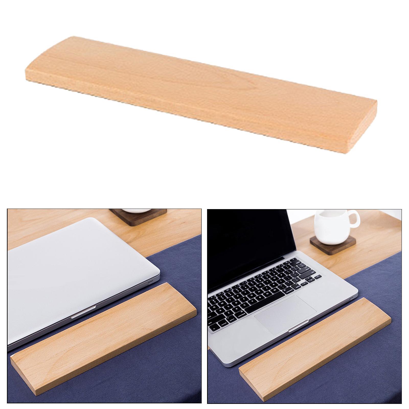 Computer Keyboard Holder Wooden Hand Pad Wrist Rest Palm Rest