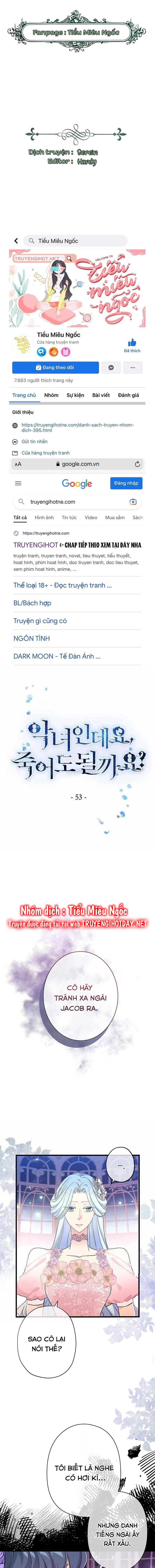 nếu trở thành ác nữ, liệu tôi có chết không ? chapter 53 1