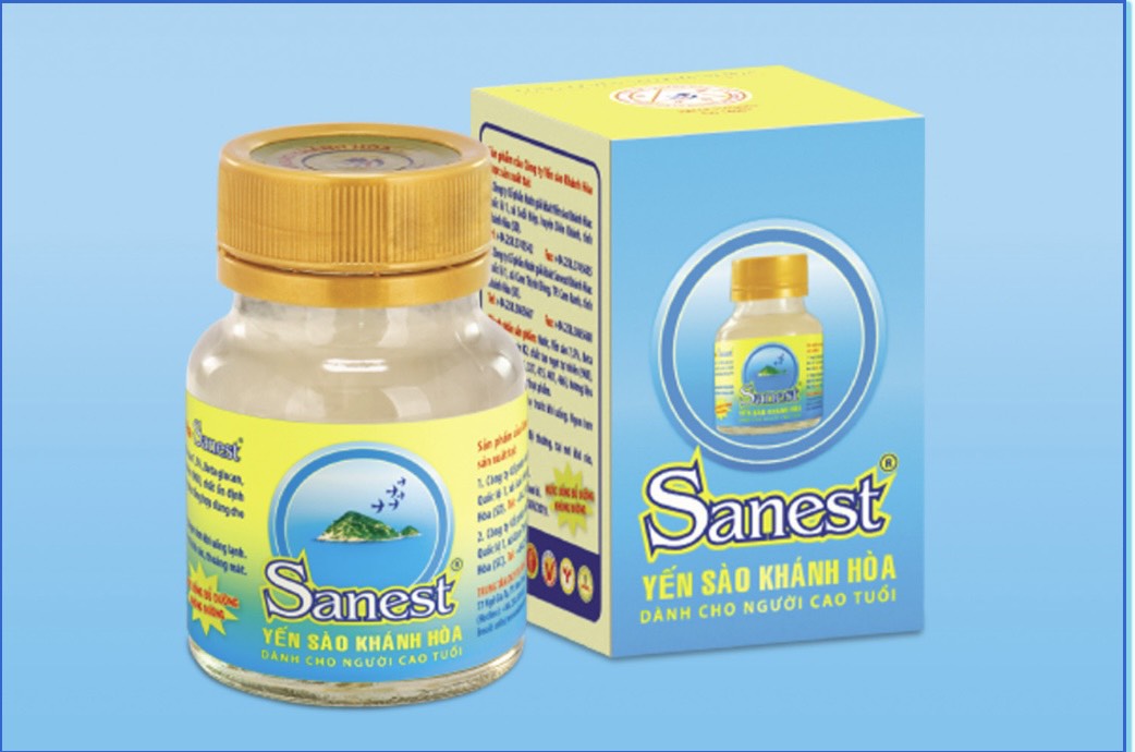 COMBO 6 LỌ NƯỚC YẾN SÀO KHÁNH HÒA SANEST KHÔNG ĐƯỜNG DÀNH CHO NGƯỜI CAO TUỔI 70ML - 096