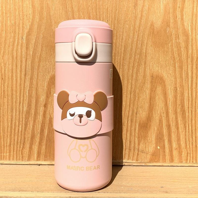 Bình giữ nhiệt hình gấu Magic Bear siêu cute 350ml