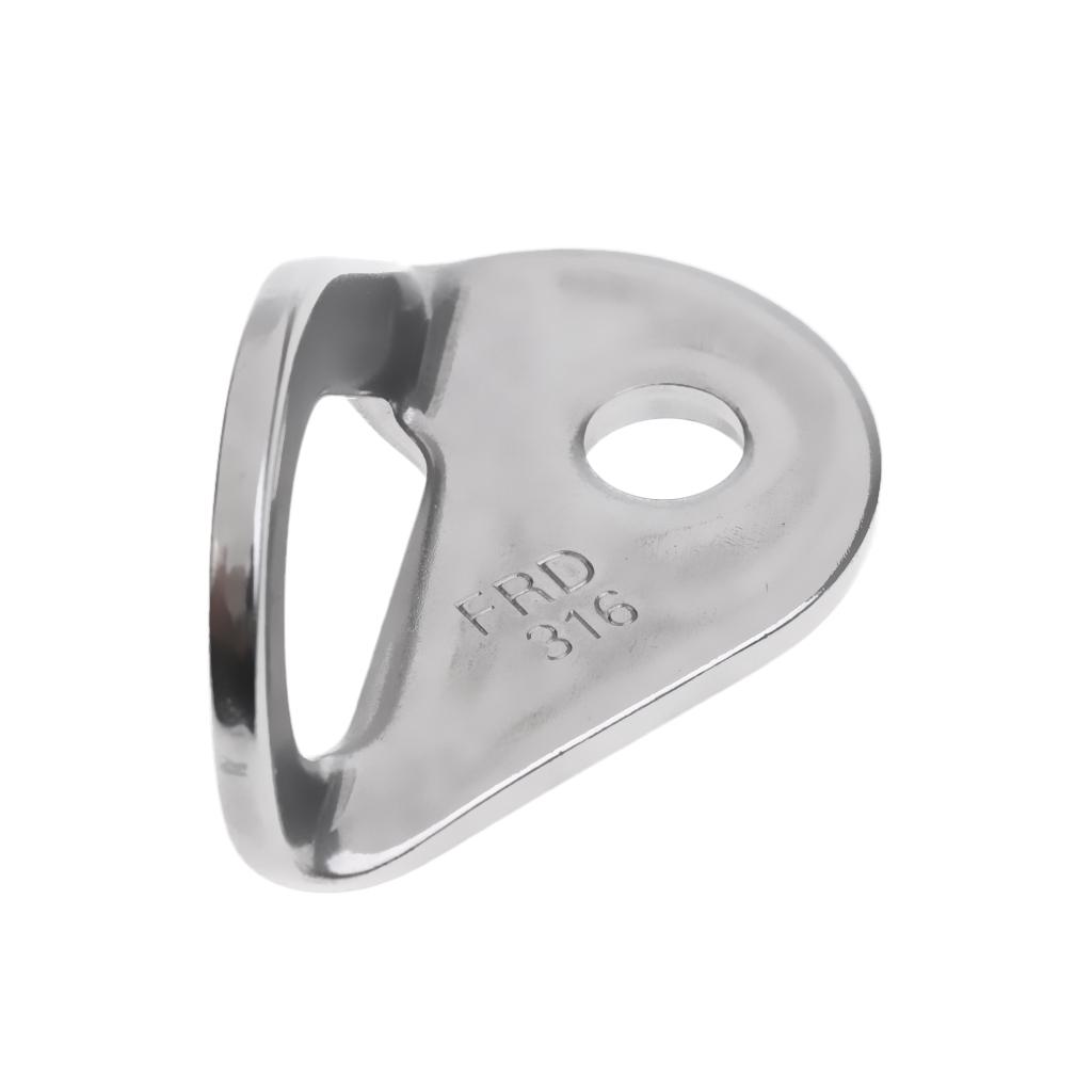 Rock Climbing Bolt Hanger Plate Stainless Steel Wall Climbing Anchor Hanger Hardware Gear