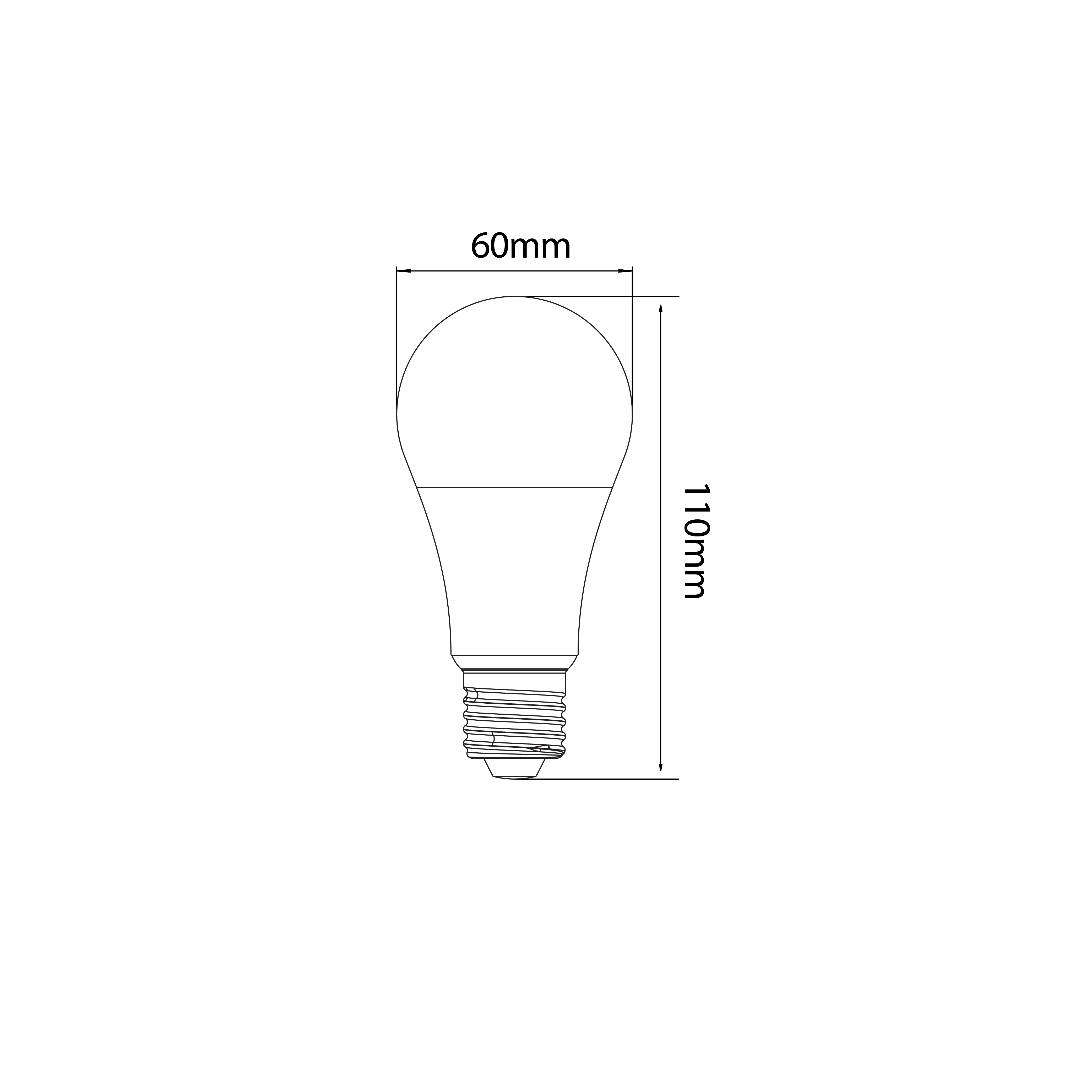 Bóng đèn LED BULB  LUMAX#ECOBULB-510LM/865