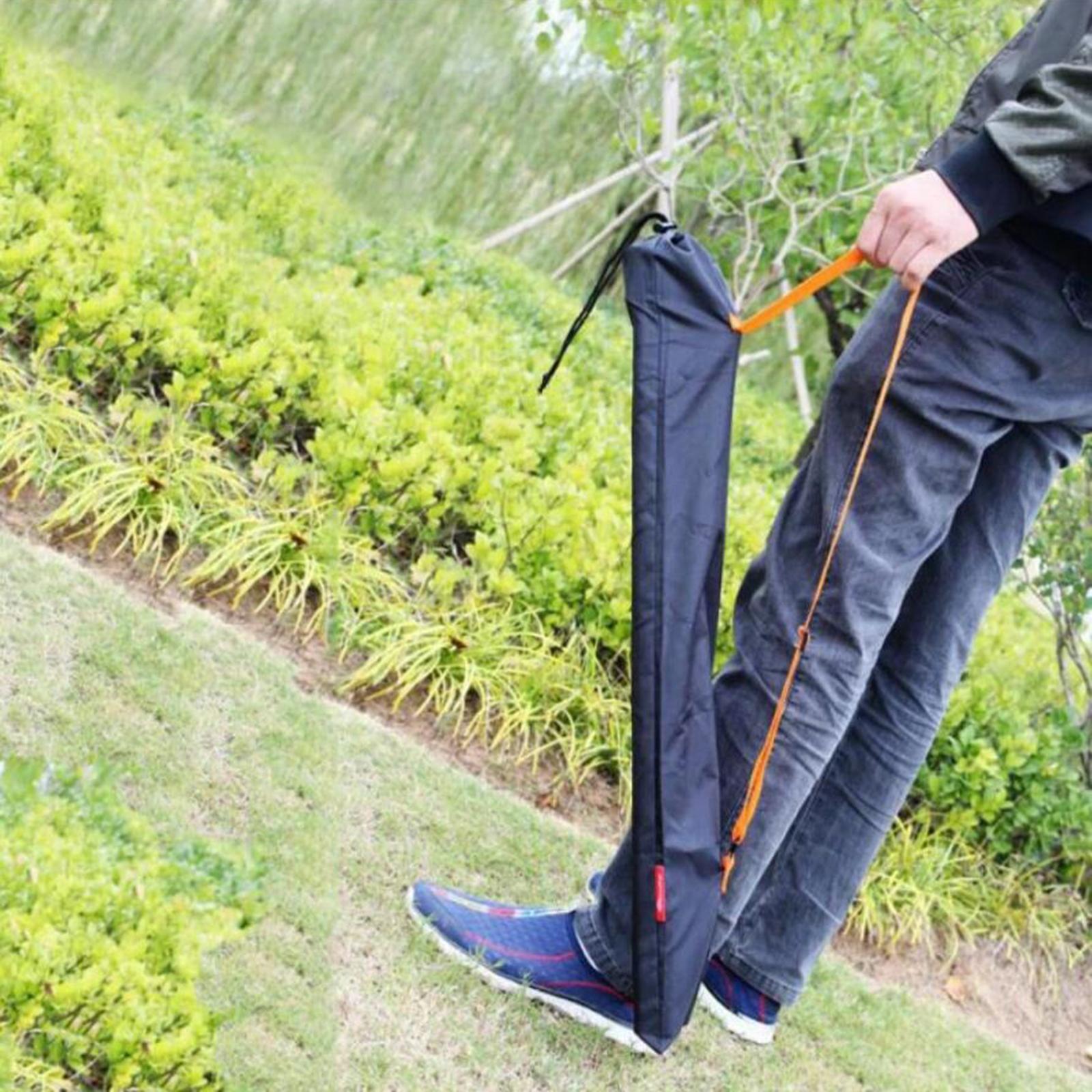 Waterproof Tent Poles Storage Bag with Drawstring Trekking Camping Equipment