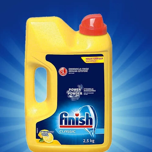 Bột rửa bát Finish 2.5kg dùng cho Máy rửa bát chén