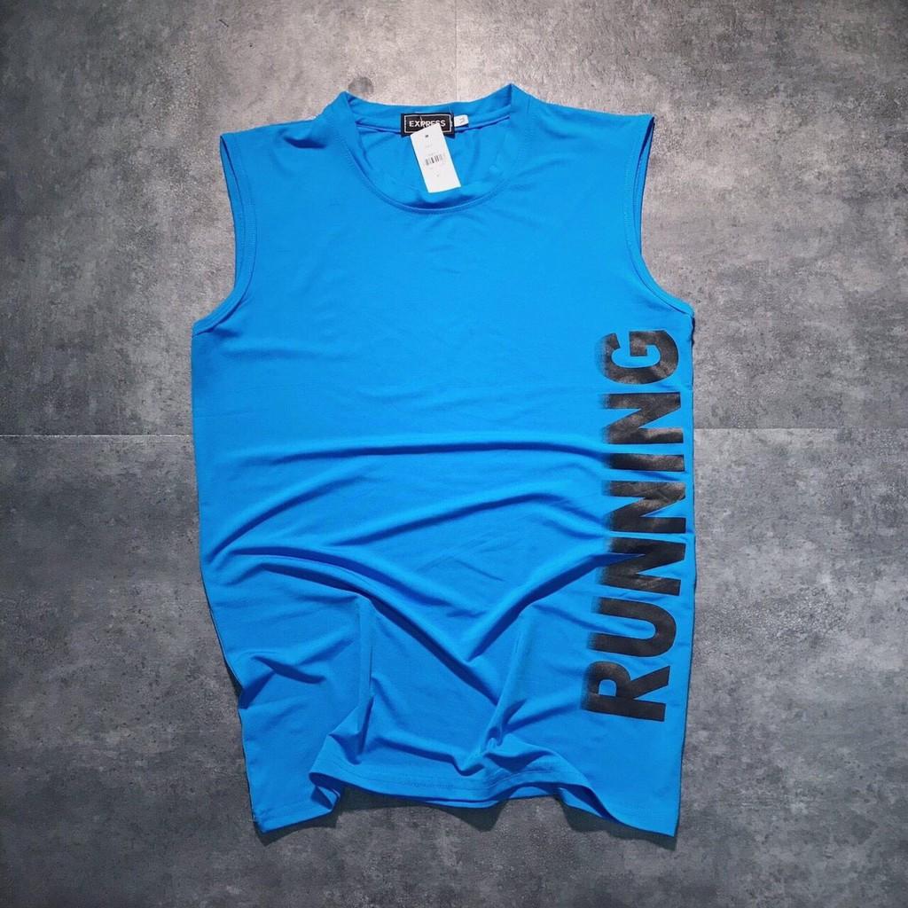 Áo sát nách nam Tanktop thể thao thun lạnh RUNNING