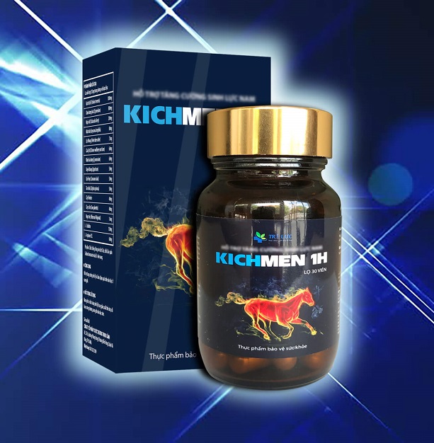 Viên Sinh Lý Kichmen 1H - Giúp Đánh Thức Bản Lĩnh Phái Mạnh Hộp 30 Viên