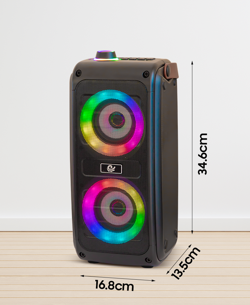 Loa Bluetooth Mini Kèm 1 Micro Có Dây Model VS-887 Hát Karaoke Cực Hay - Hàng Chính Hãng