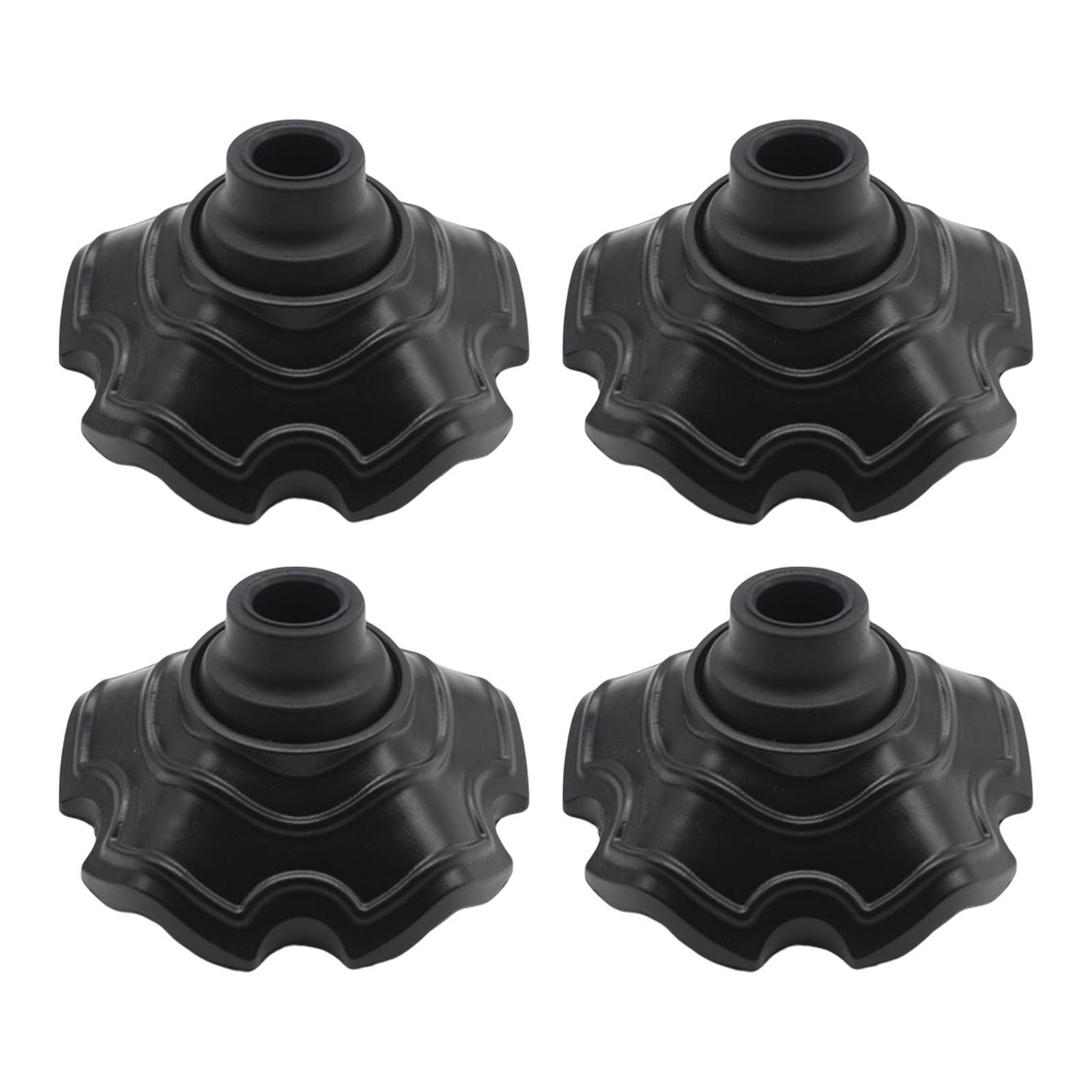 4x Moon Chair Leg Protectors Outdoor Chair Leg Tips Caps Chair Pads Covers for Camping