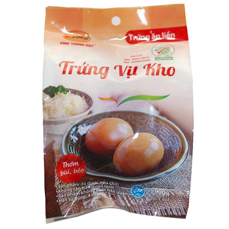 Trứng vịt kho V.Food túi 2 quả 90g