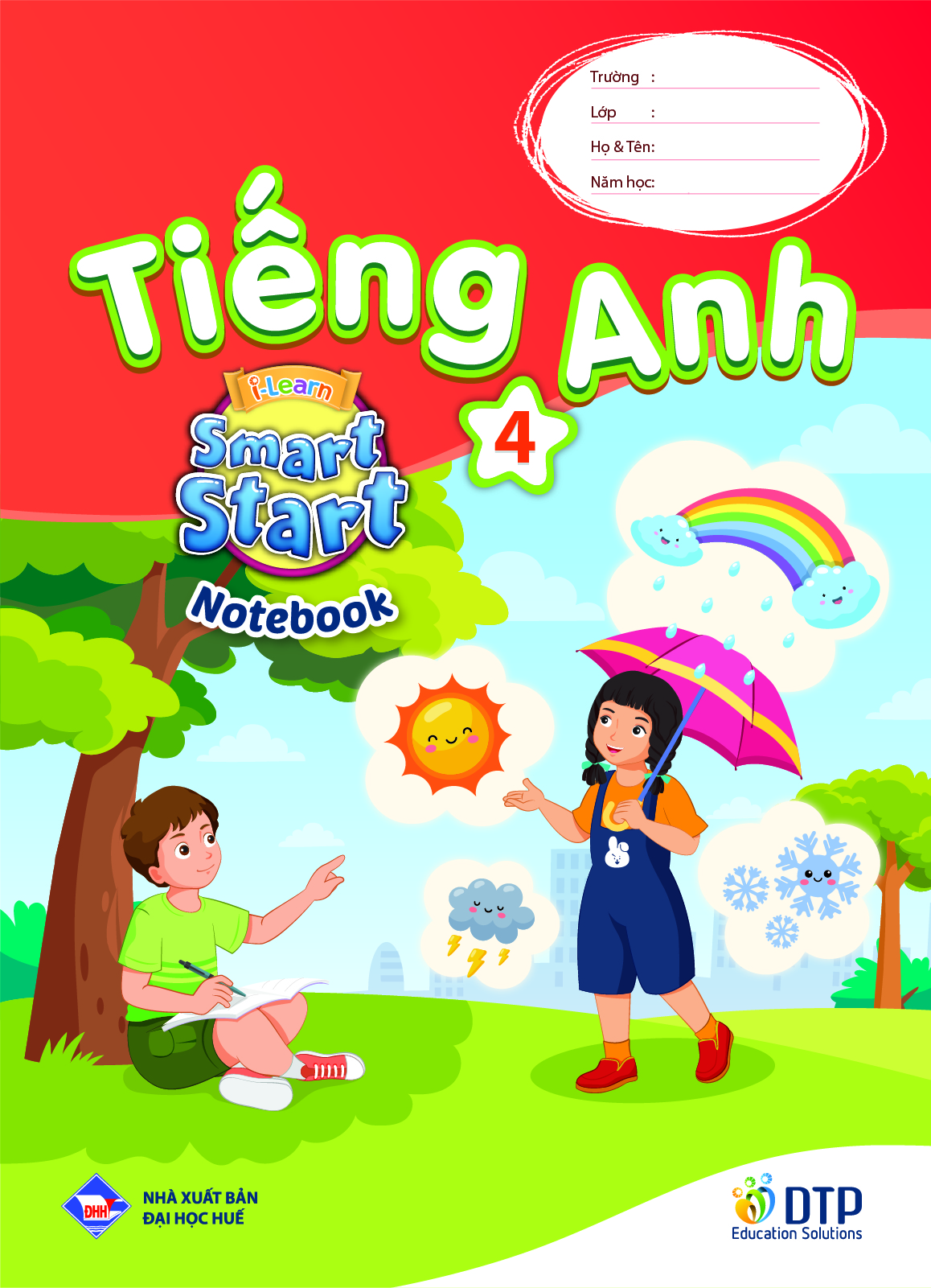 Combo Tiếng anh 4 I-learn smart start Student's cards + Notebook