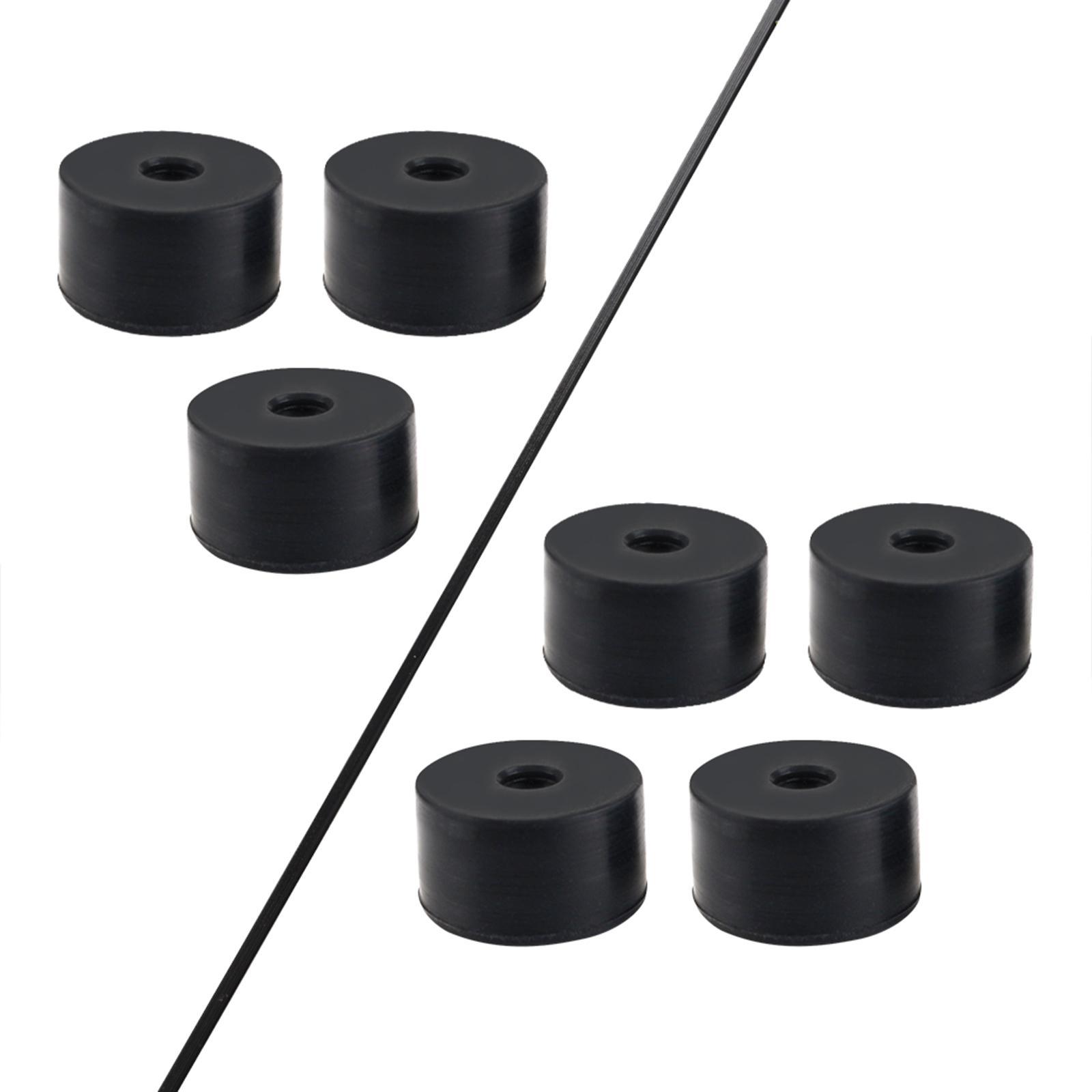 Rubber Leveling Solid Bed Mount Damping Black for R2 Replace