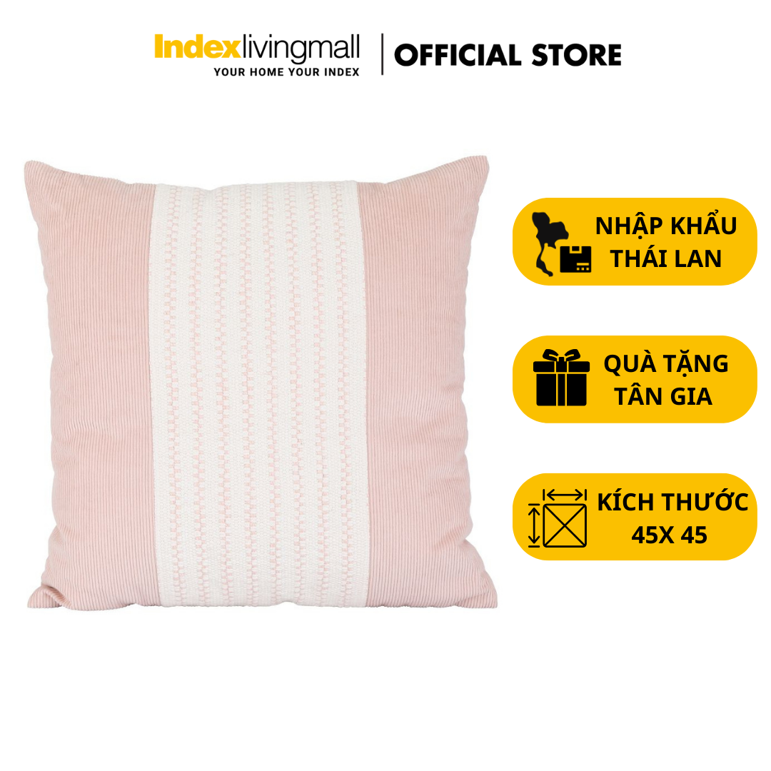 Gối Tựa Lưng Sofa EUPHO-CORY 45x45x10 cm, chất liệu vải cotton, nhiều màu | Index Living Mall - Phân phối độc quyền tại Việt Nam