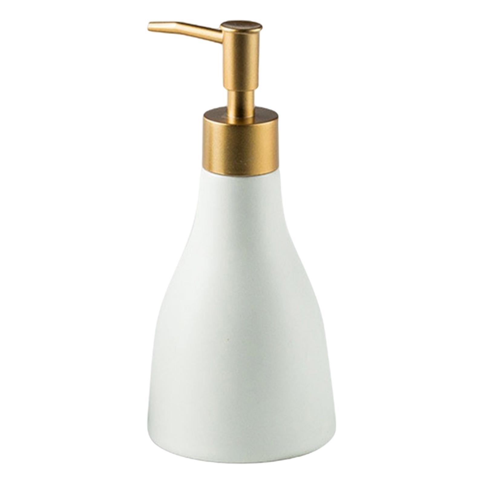 Ceramic Hand Soap Pump Dispenser Shower   Bottle for Home