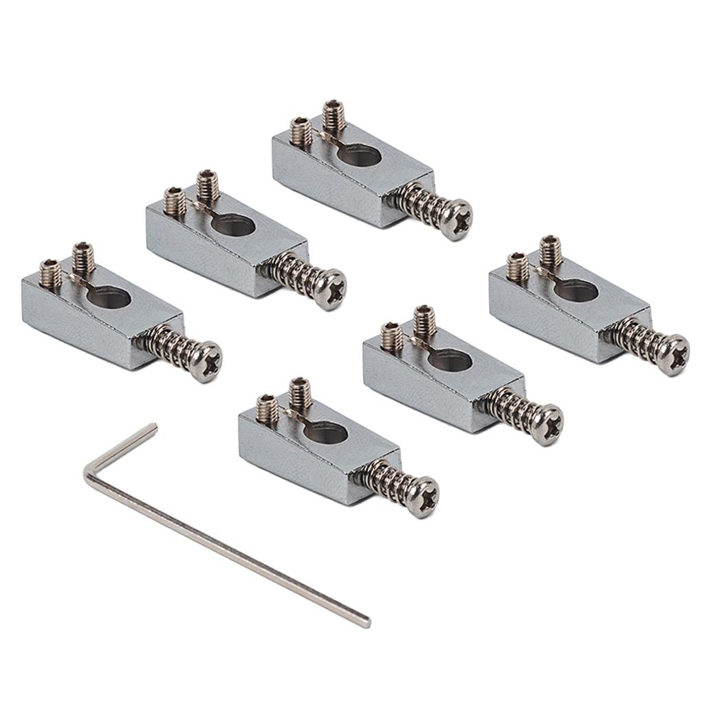 Baoblade Bộ 6 Ghita Điện Cầu Yên Ngựa Bằng Đồng 10mm Dây Khoảng Cách