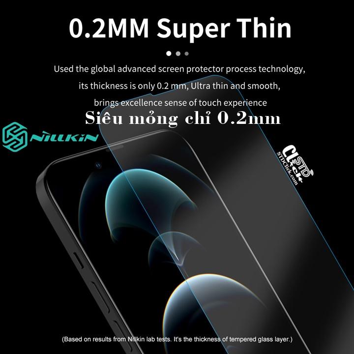 KÍNH CƯỜNG LỰC DÀNH CHO ĐIỆN THOẠI IPHONE 13 PRO MAX NILLKIN H+PRO
