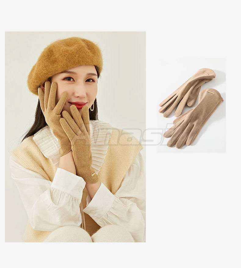 Găng tay chống nắng/ Bao tay mùa đông cho nữ Anasi OLV11 - Vải nỉ dày dặn
