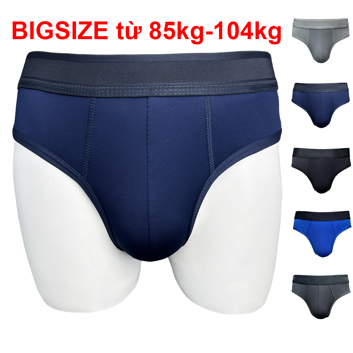 Quần Lót Nam BigSize co giãn 4 chiều nhiều lưng vải thun lạnh, sịp nam - LMTK-MULTIAL