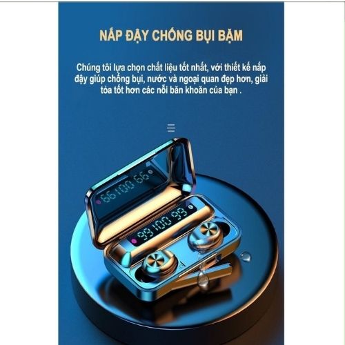 Tai nghe bluetooth không dây Magiclight F9-10 bản nâng cấp 2021 – Nút chạm cảm ứng dừng bật nhạc, chuyển bài – Hàng nhập khẩu