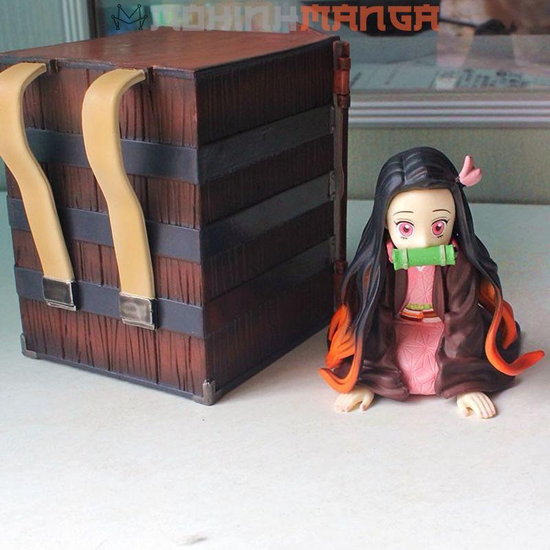 Mô hình Nezuko Kamado (nhân vật em gái Tanjiro) figure Kimetsu no Yaiba Thanh Gươm Diệt Quỷ Cứu Nhân Tanjirou