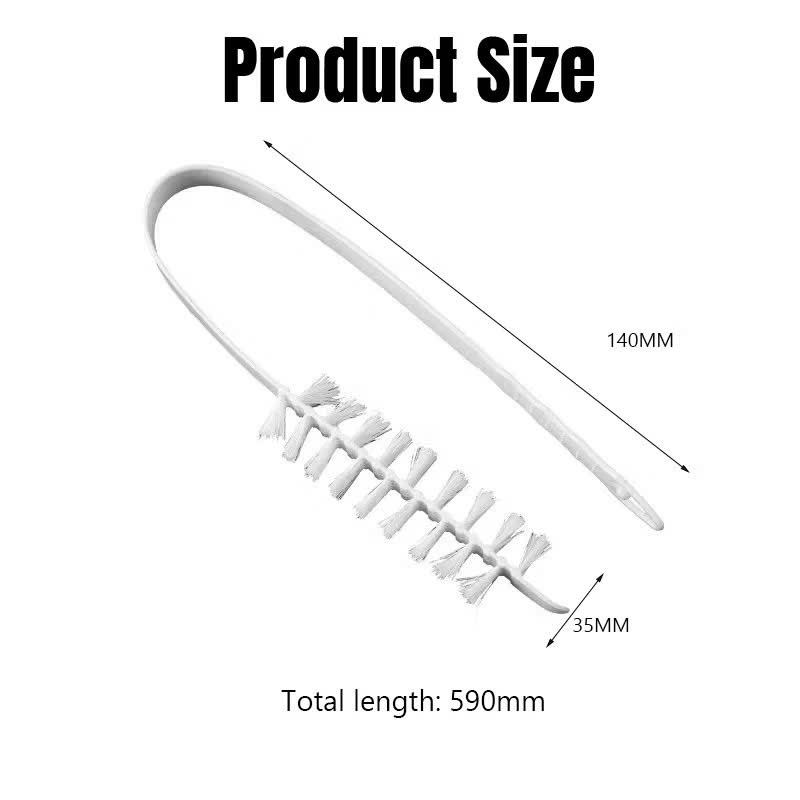 Bàn chải vệ sinh lồng máy giặt, máy sấy, điều hoà, quạt, hút mùi… cán dài, dụng cụ cọ rửa vệ sinh đa năng uốn 360 độ - Hàng chính hãng