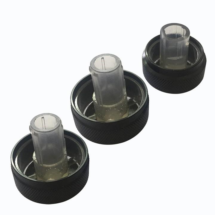 Bộ 03 núm xoay điều chỉnh điều hòa xe ô tô