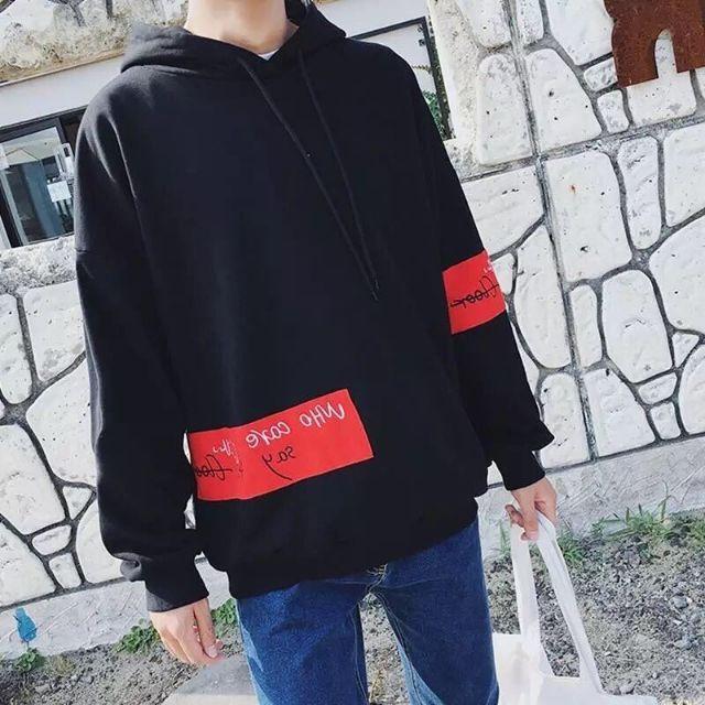 Hoodie nam form rộng